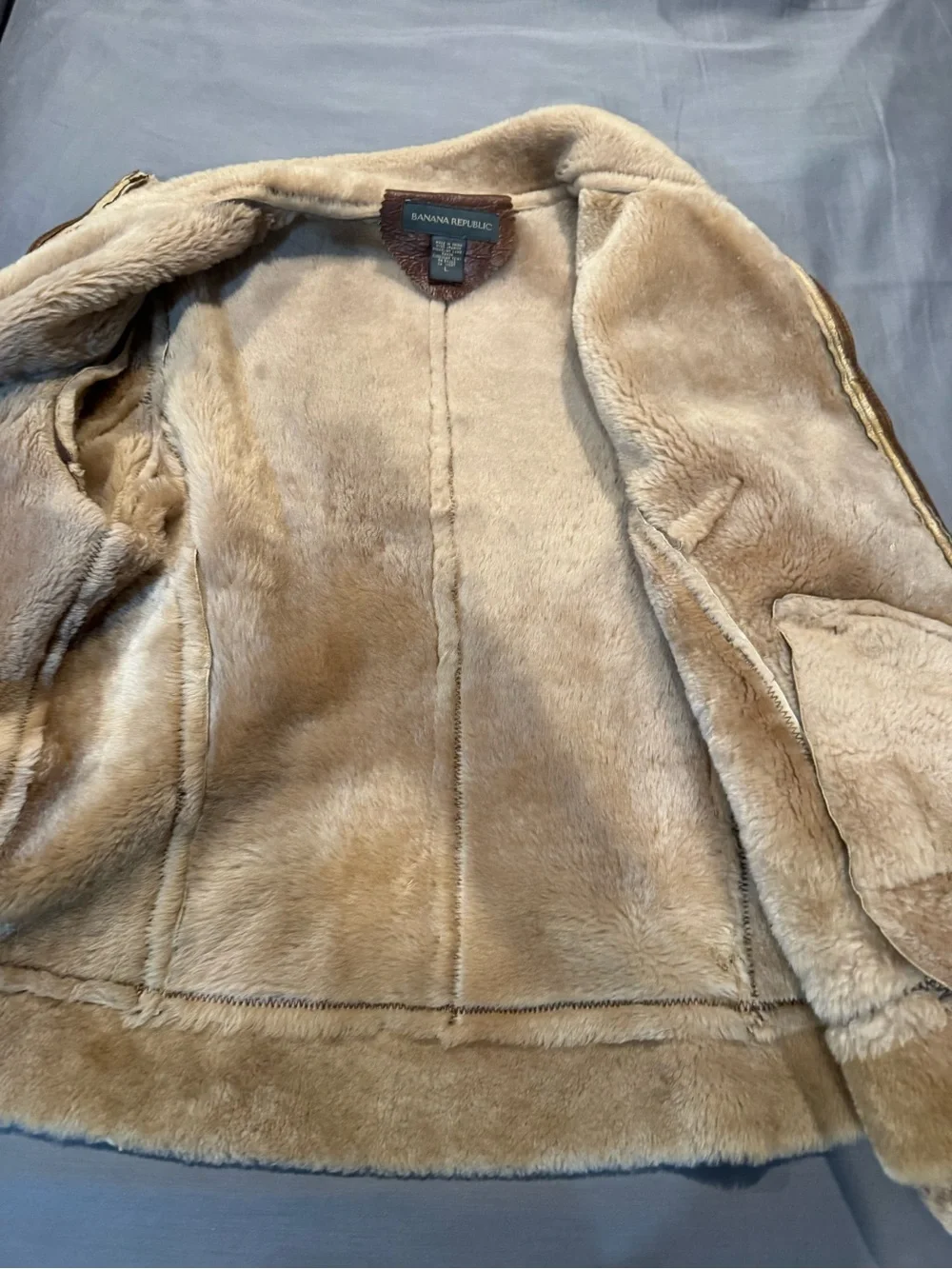 Banana Republic’s leather jacket